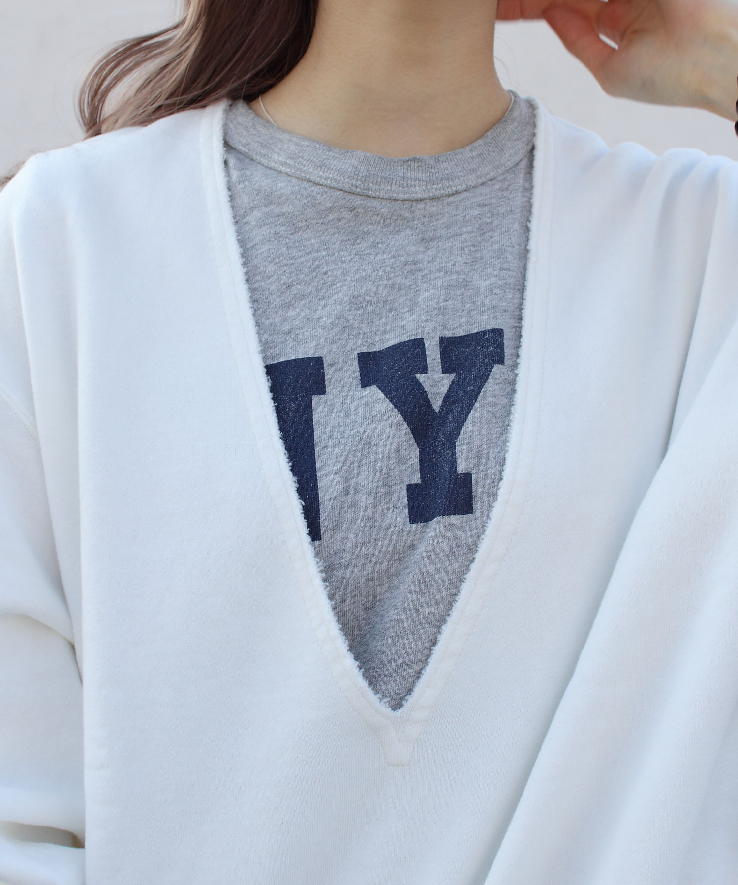 THE SHINZONE/シンゾーン Vネックスウェットプルオーバー V-NECK SWEAT