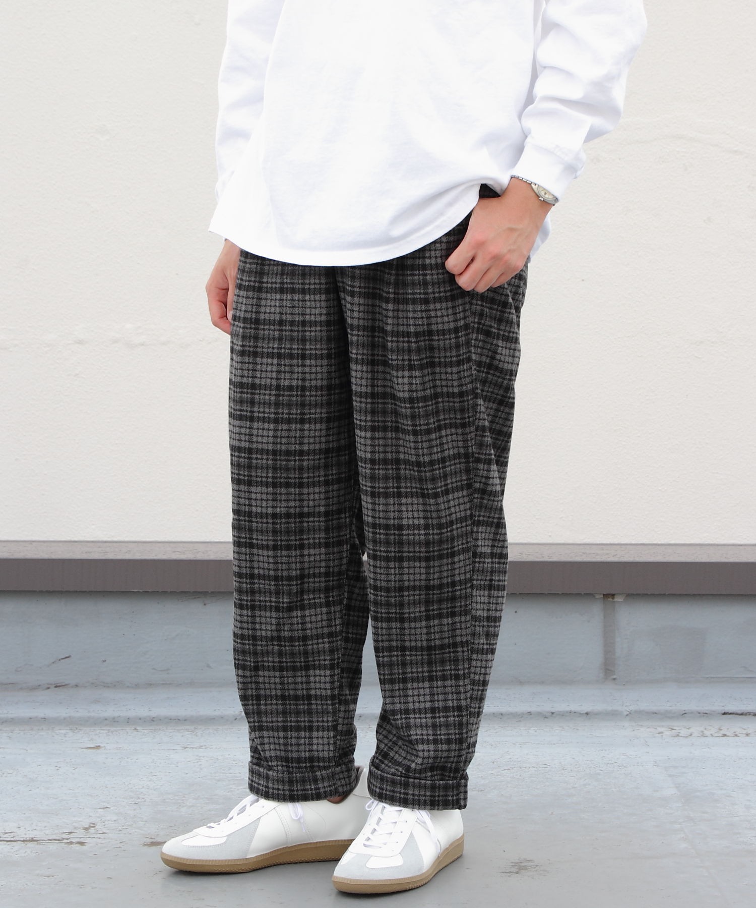 GRAMICCI/グラミチ ウールブレンド タックテーパードパンツ WOOL BLEND TUCK TAPERED PANTS GMP-21F057  | STEPS(ステップス)/SEEKFIND(シークアンドファインド)公式サイト