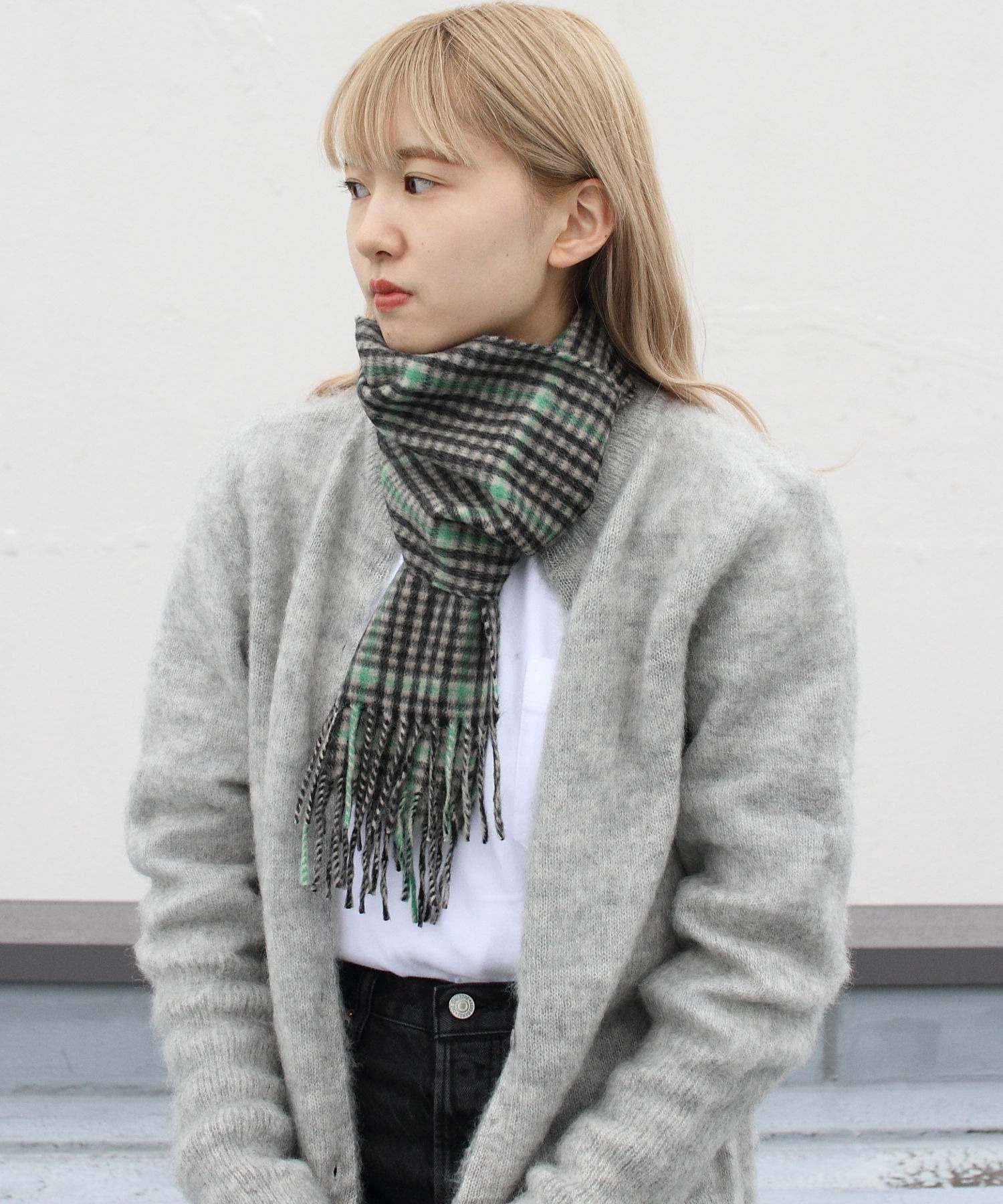 W.J HENDERSON ウーブンナロースカーフ WOVEN NARROW SCARF #WJHA-01 22AW-