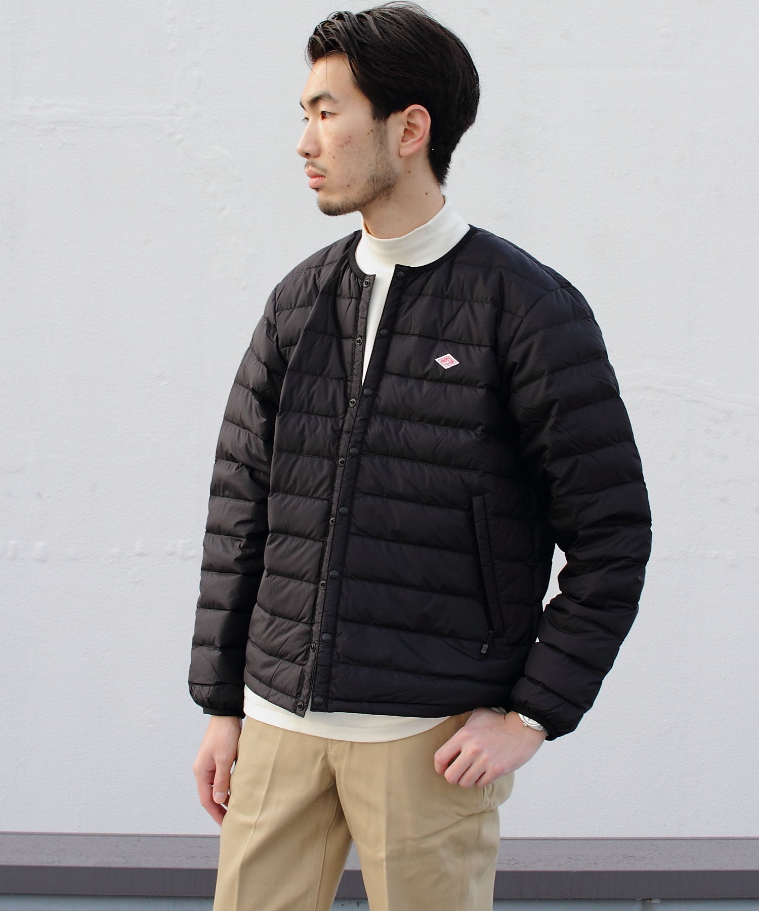 DANTON/ダントン インナーダウンクルーネックジャケット INNER DOWN CREW NECK JACKET（メンズ）DT-A0025NNF  | STEPS(ステップス)/SEEKFIND(シークアンドファインド)公式サイト