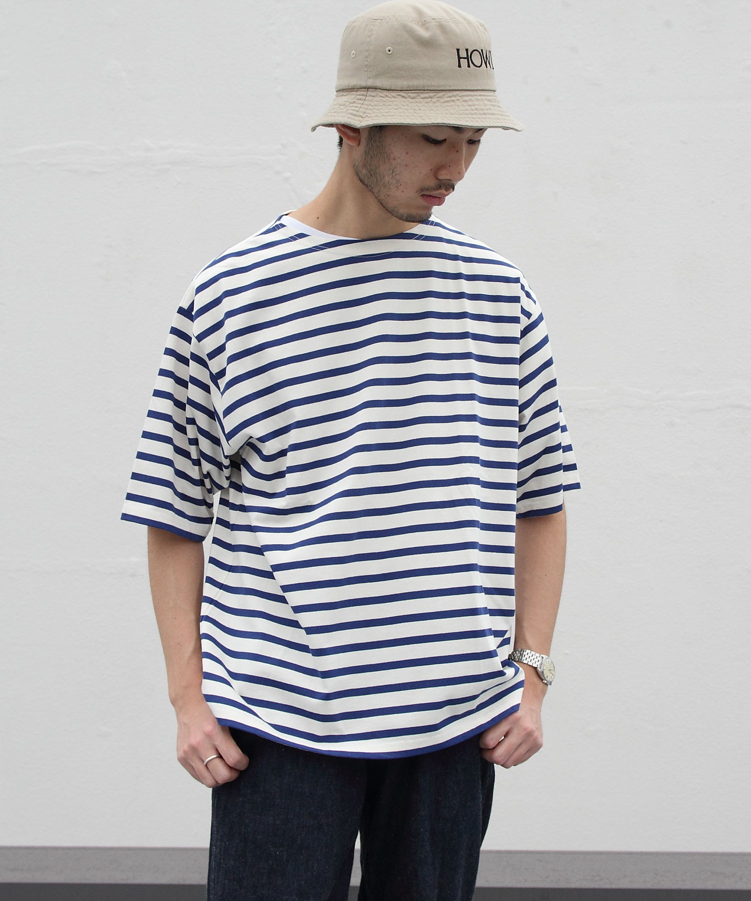 ORCIVAL/オーシバル 18SUVIN JERSEY ボートネックショートスリーブ 