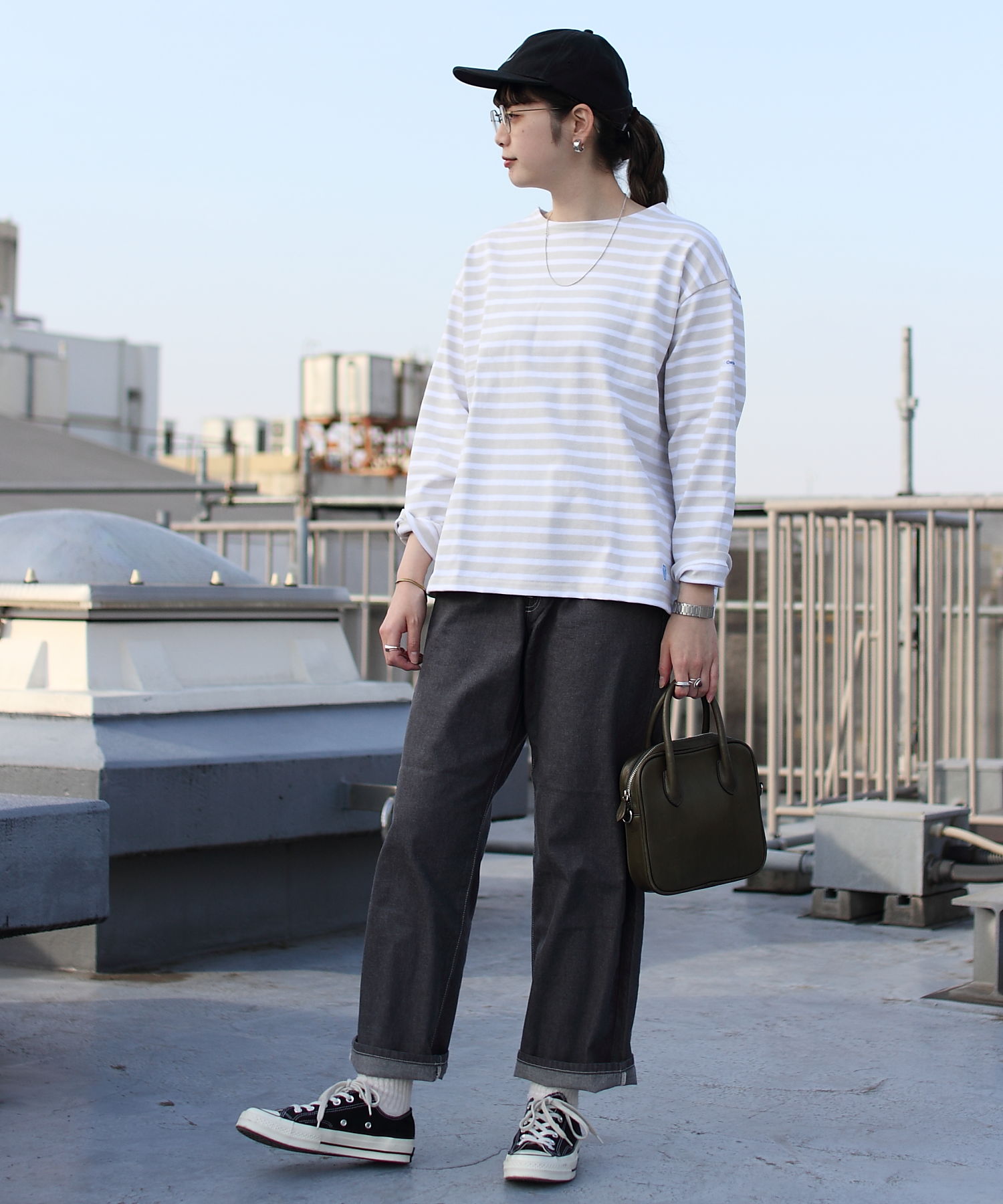 ORCIVAL/オーシバル COTTON LOURD コットンロード ワイドボートネック