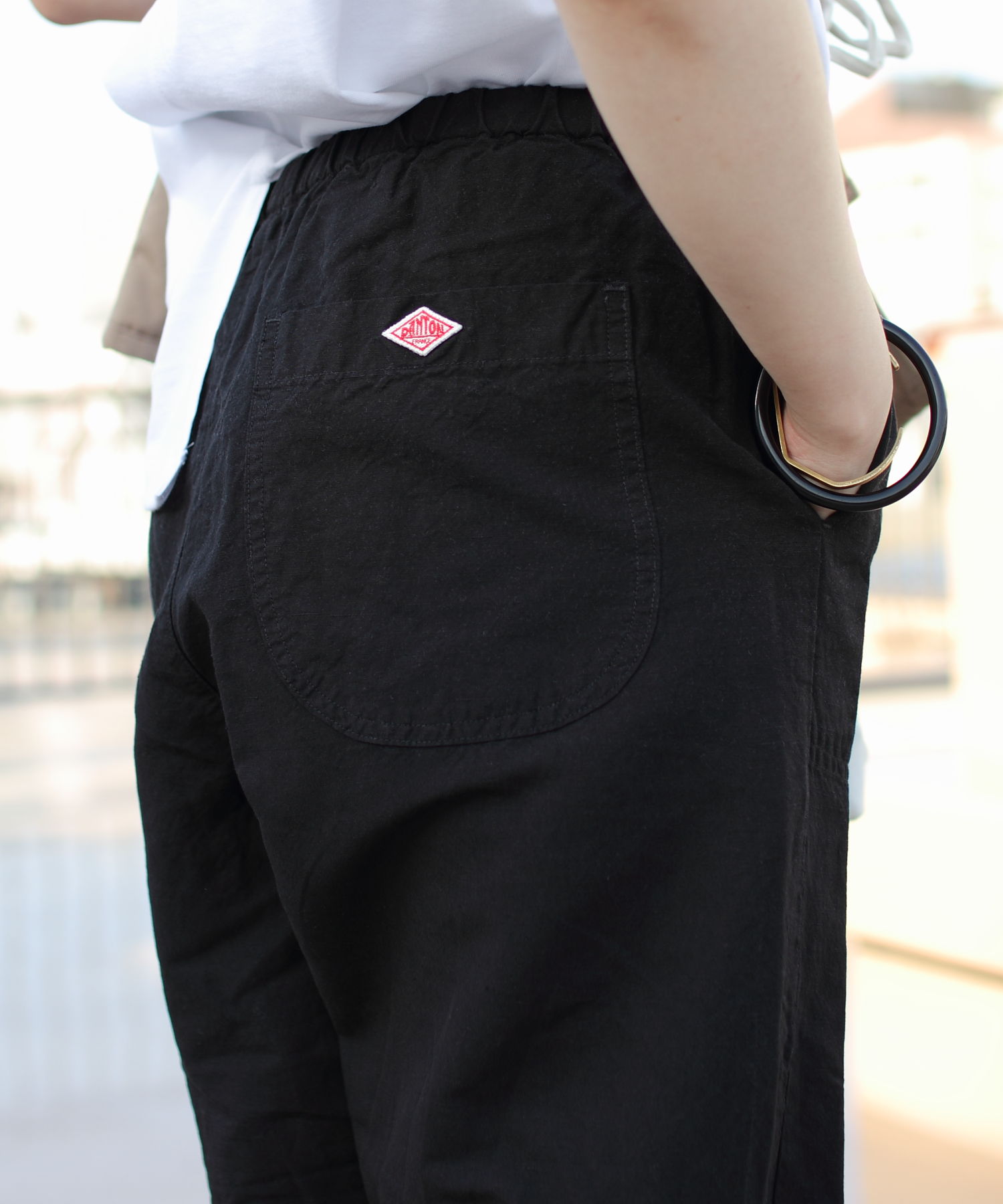 DANTON/ダントン コットンリネン イージーパンツ COTTON LINEN EASY