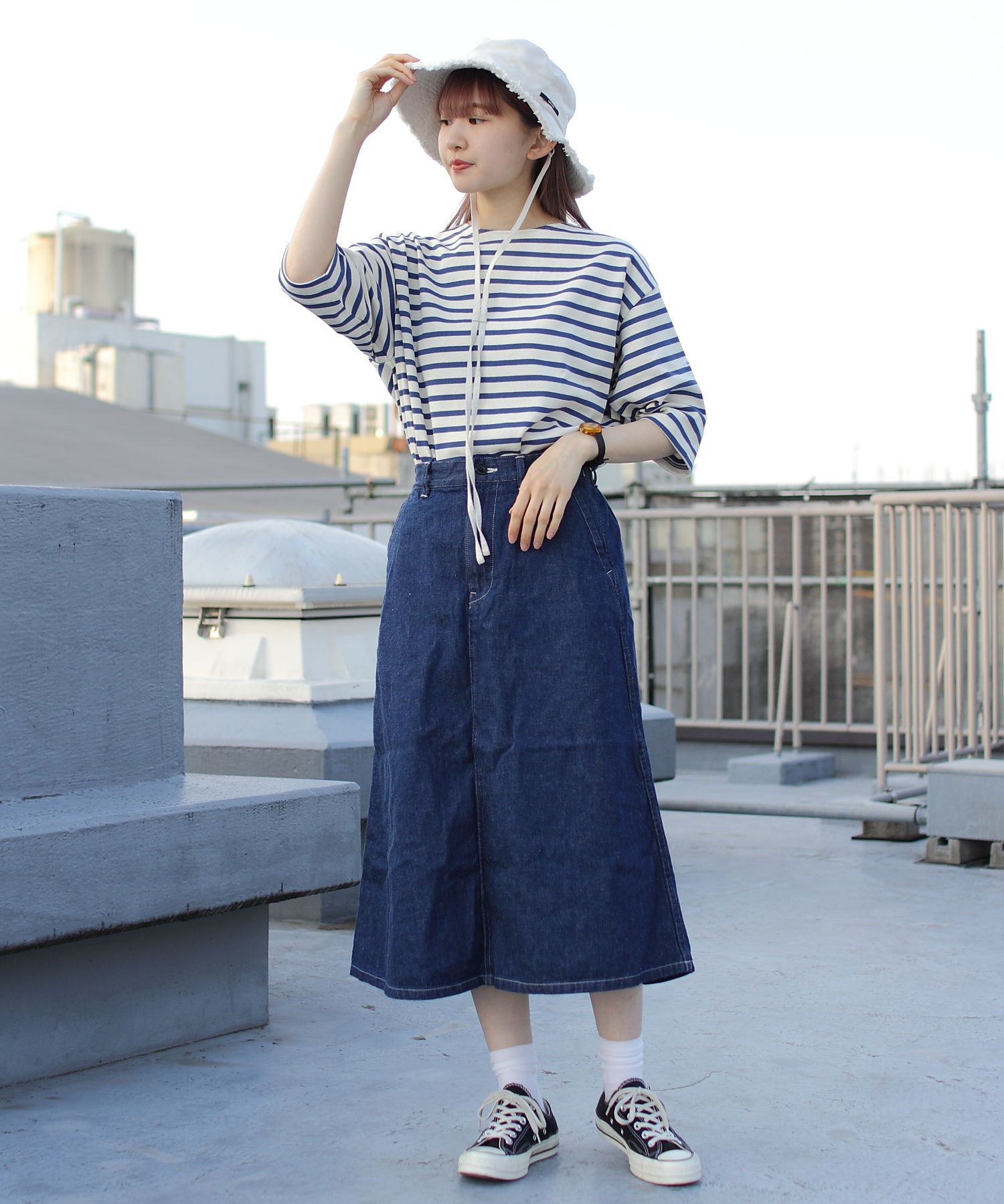 ORCIVAL/オーシバル COTTON LOURD コットンロード ワイドボートネック