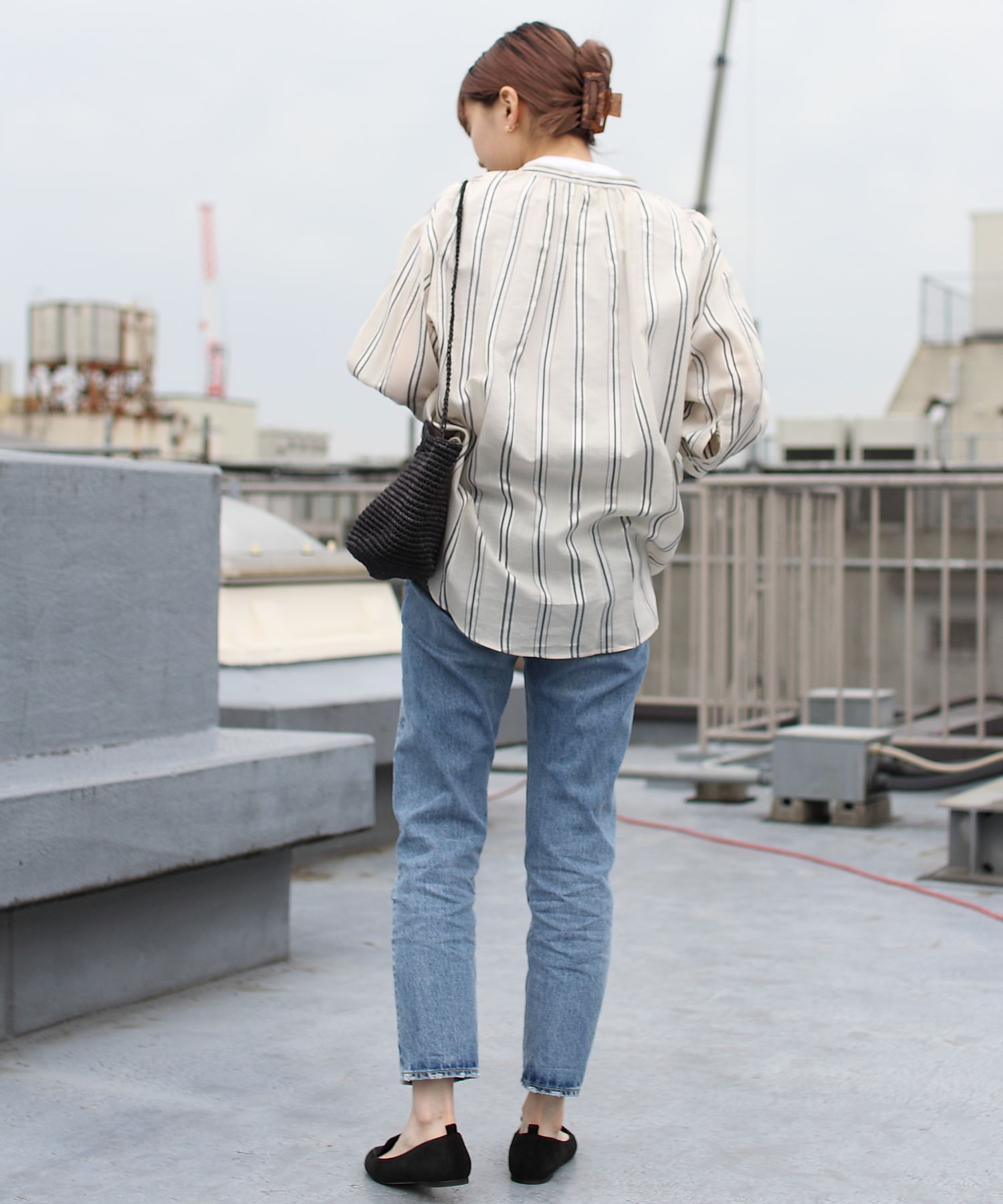 LE GLAZIK/ル グラジック ギャザーネック ブラウス GATHER NECK BLOUSE