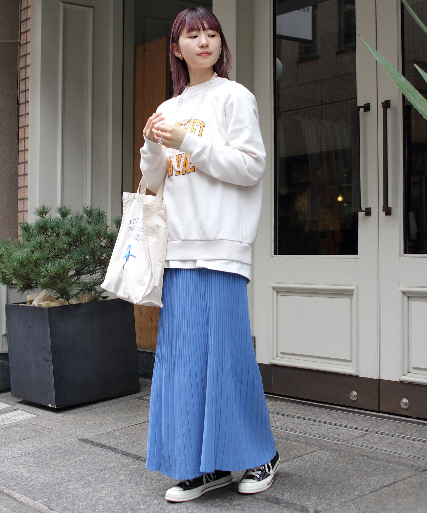 23SMSSK02]THE SHINZONE(ザ シンゾーン) PLEATS SKIRT(プリーツ