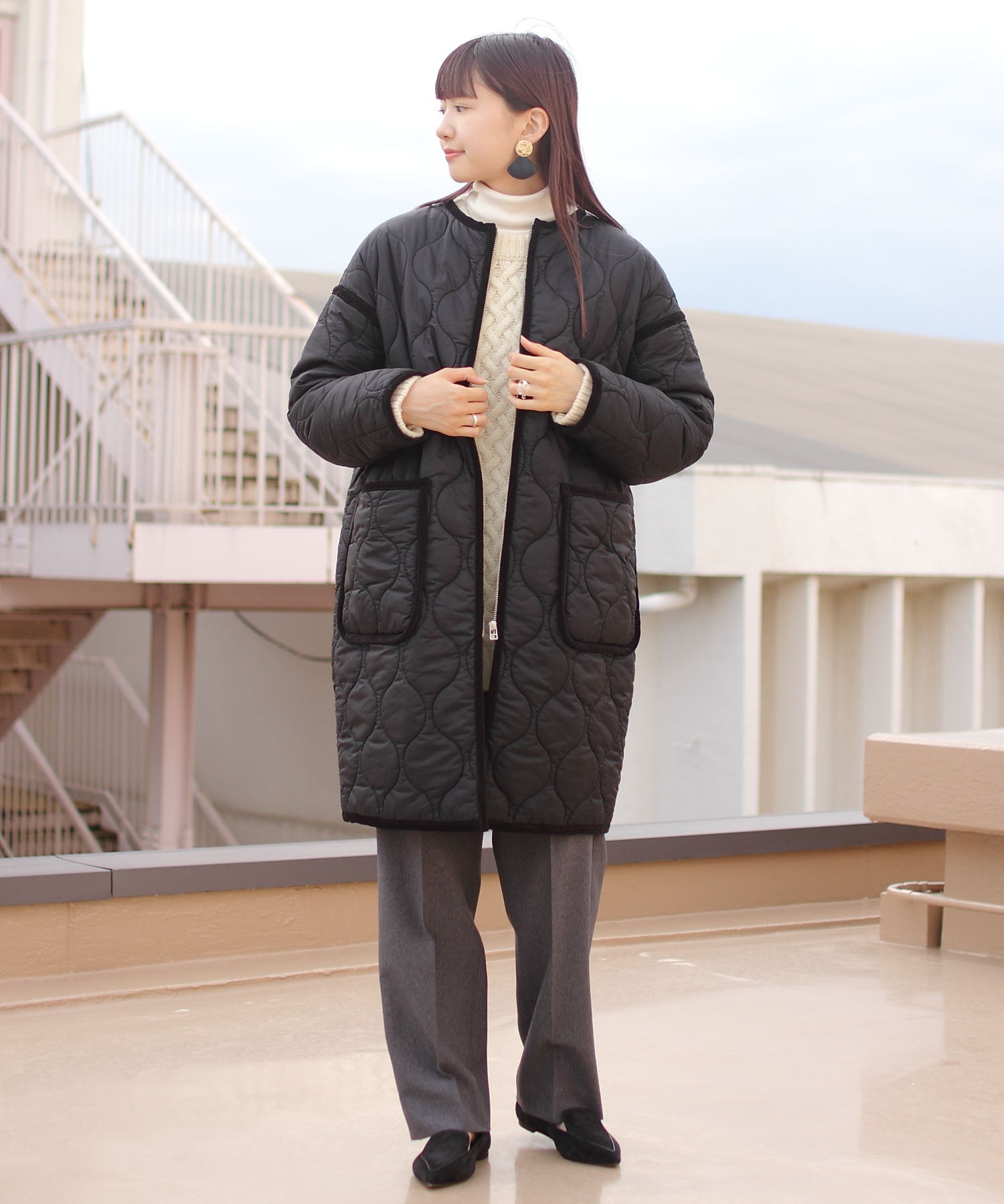 THE SHINZONE / シンゾーン キルティングコート QUILTING COAT | STEPS ...