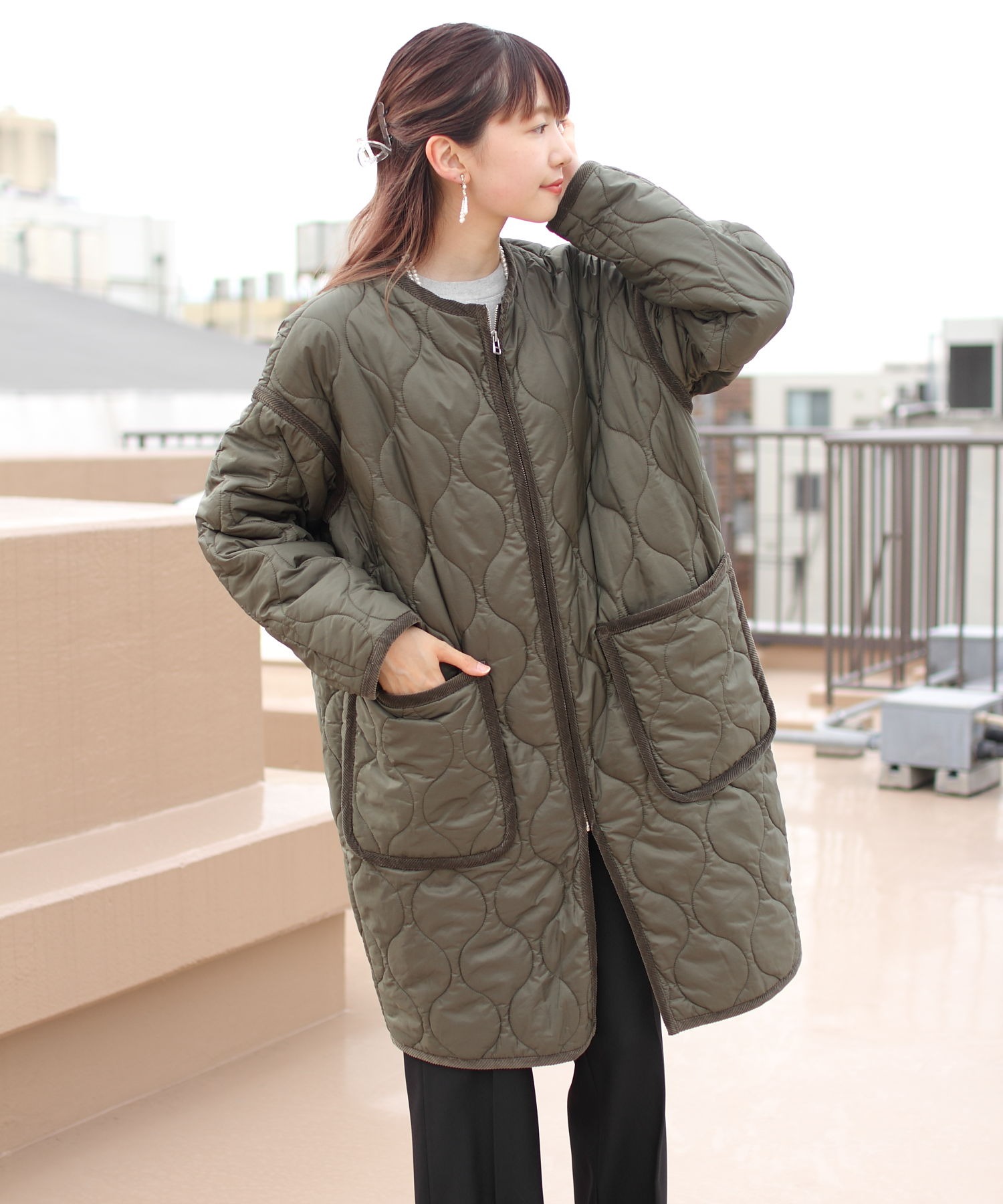 Shinzone 【シンゾーン】 QUILTING COAT キルティングコート www.eva