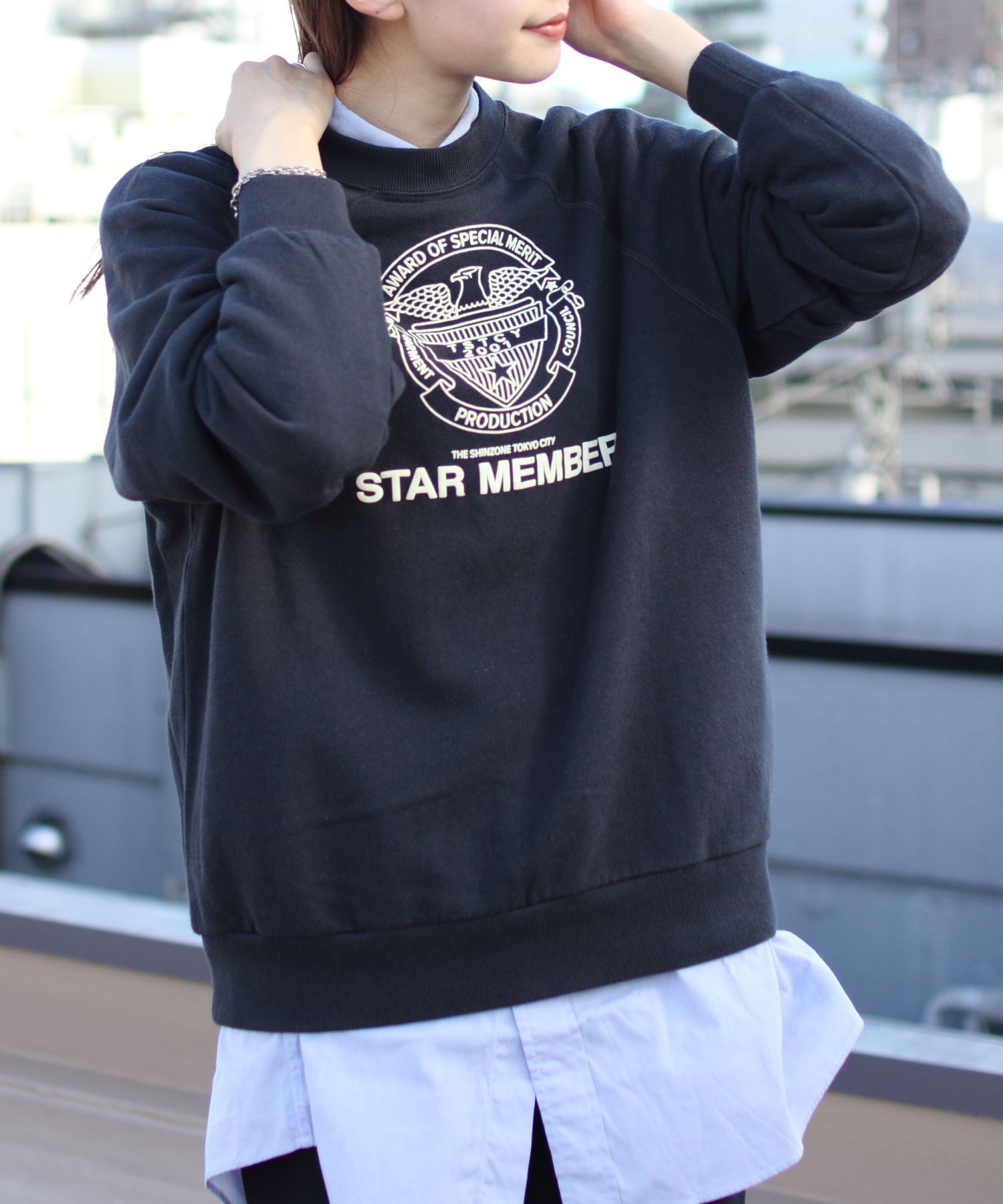 【税込?送料無料】トップスTHE SHINZONE/シンゾーン スターメンバースウェット STAR MEMBER SWEAT