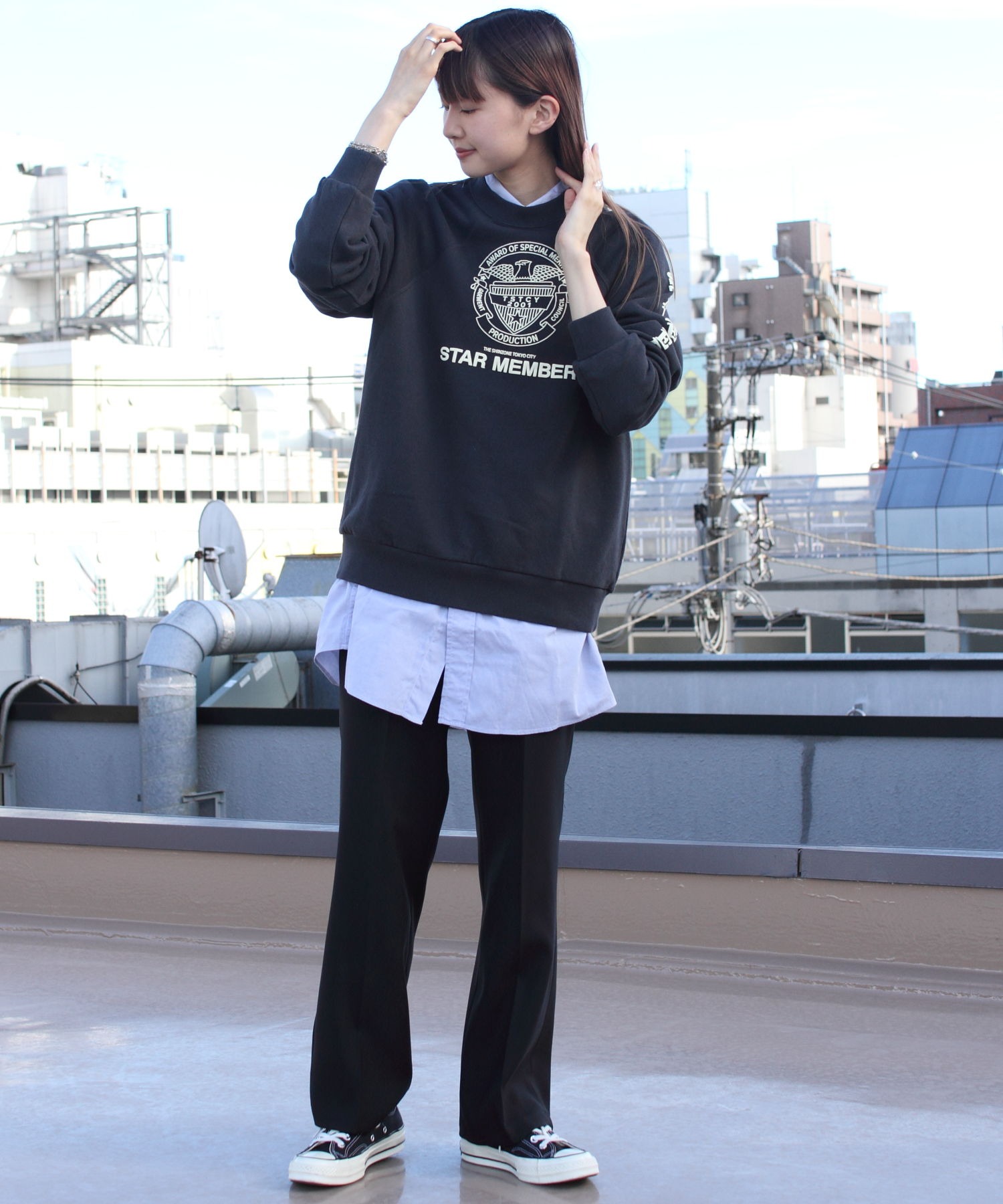 THE SHINZONE/シンゾーン スターメンバースウェット STAR MEMBER SWEAT