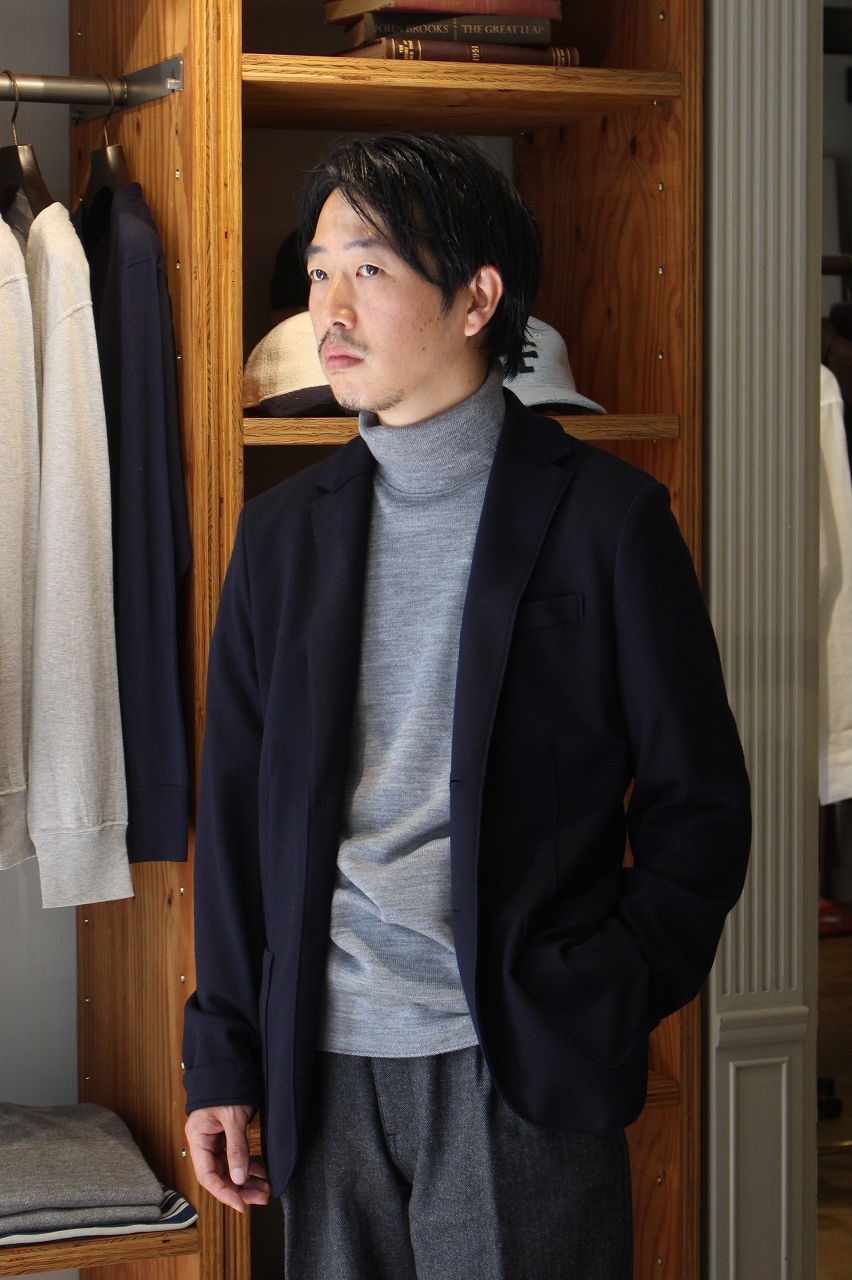 HARRIS WHARF LONDONハリスワーフロンドン Men 2B Blazer Pressed Wool