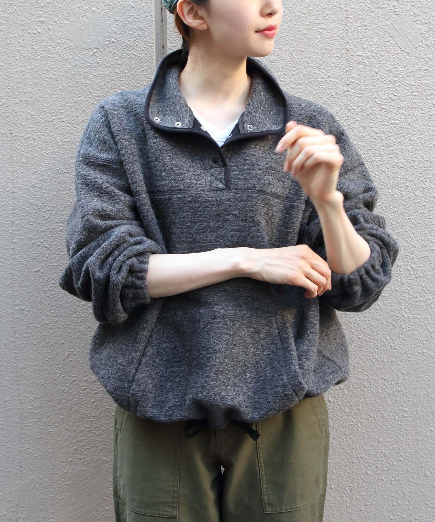 THE SHINZONE/シンゾーン　スナップフリースプルオーバー　SNAP FLEECE PULLOVER　26AMSCU06